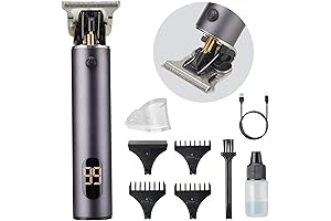 Professional Mens Hair Clippers Zero Gapped Cordless Hair Trimmer for Optimal Haircuts and Grooming