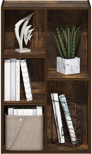 Miniatura 339 de Furinno - Estantería de cubos de 2 niveles serie Luder para libros y almacenamiento, color roble francés Roble francés,Pino