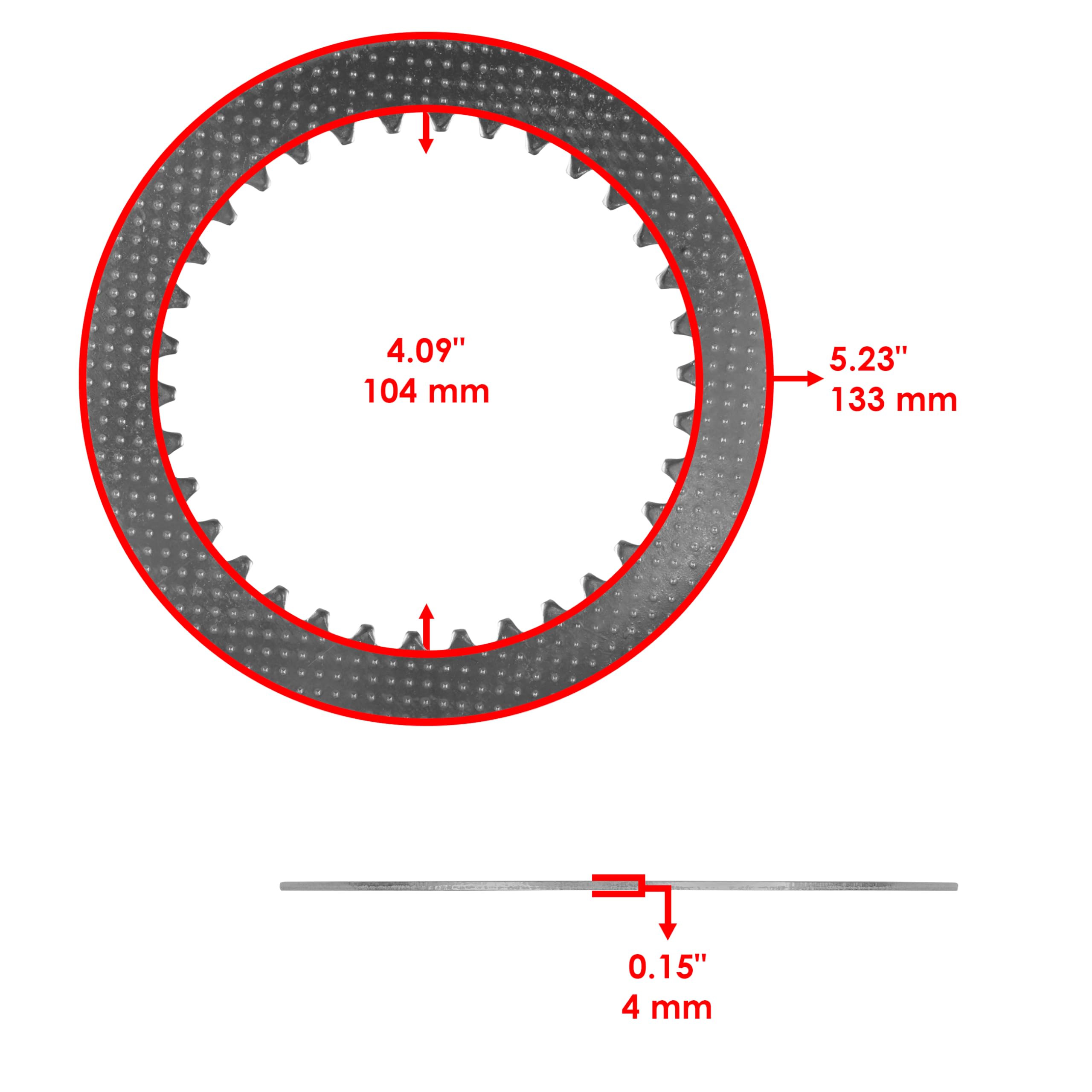 Amazon.com: Caltric Clutch Friction Plates and Gasket Kit