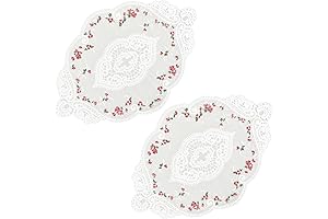 Embroidered Vintage Lace Doilies Placemats for Table Lace Place Mats Decor