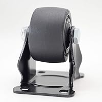 Vista 7 de Casoter Rueda superior de rueda de 2.5 pulgadas de ancho extra, ruedas rígidas de polipropileno negro, diseño de centro de gravedad baja, sin