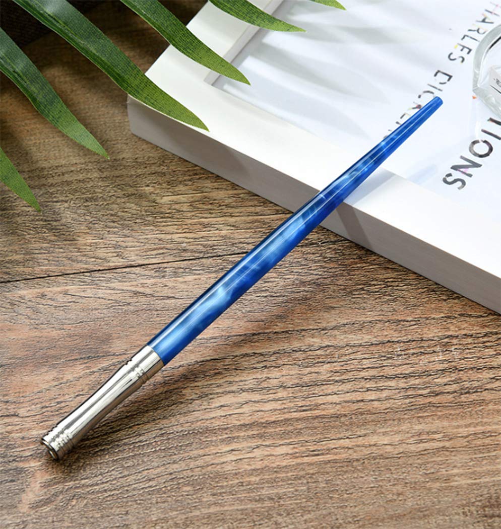 Porte-plume Calligraphie Hillento - 5 Pointes Plates Inclues, Idéal Pour écriture Anglaise