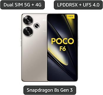 Amazon.com: XIAOMI Poco F6 5G + 4G LTE 256GB + 8GB Global Version Amazon.com: XIAOMI Poco F6 5G + 4G LTE 256GB + 8GB Global Version