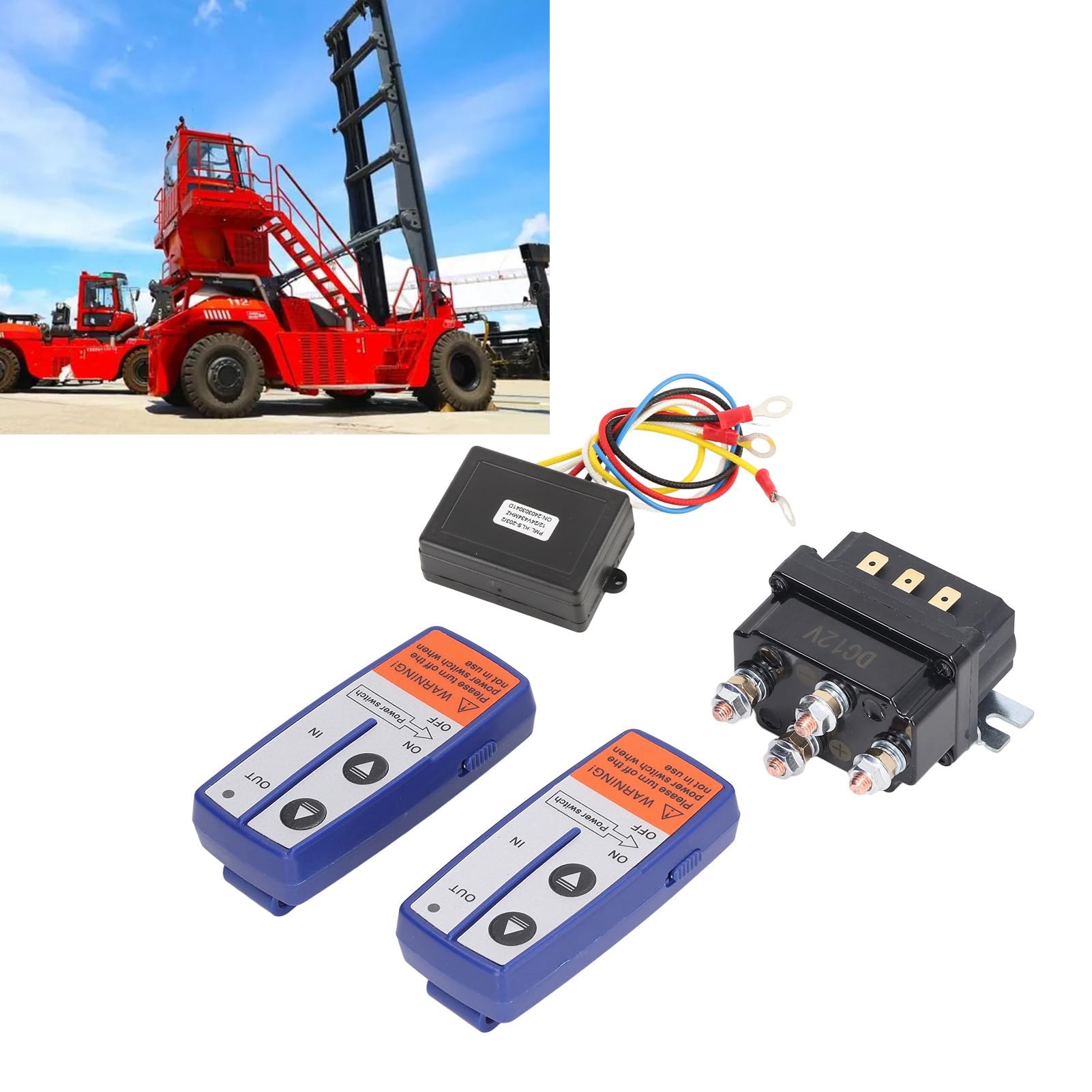Zestaw przekaźników wciągarek hydraulicznych Premium 250A, 12V, jakość przemysłowa, zestaw sterowników wciągarek hydraulicznych ABS