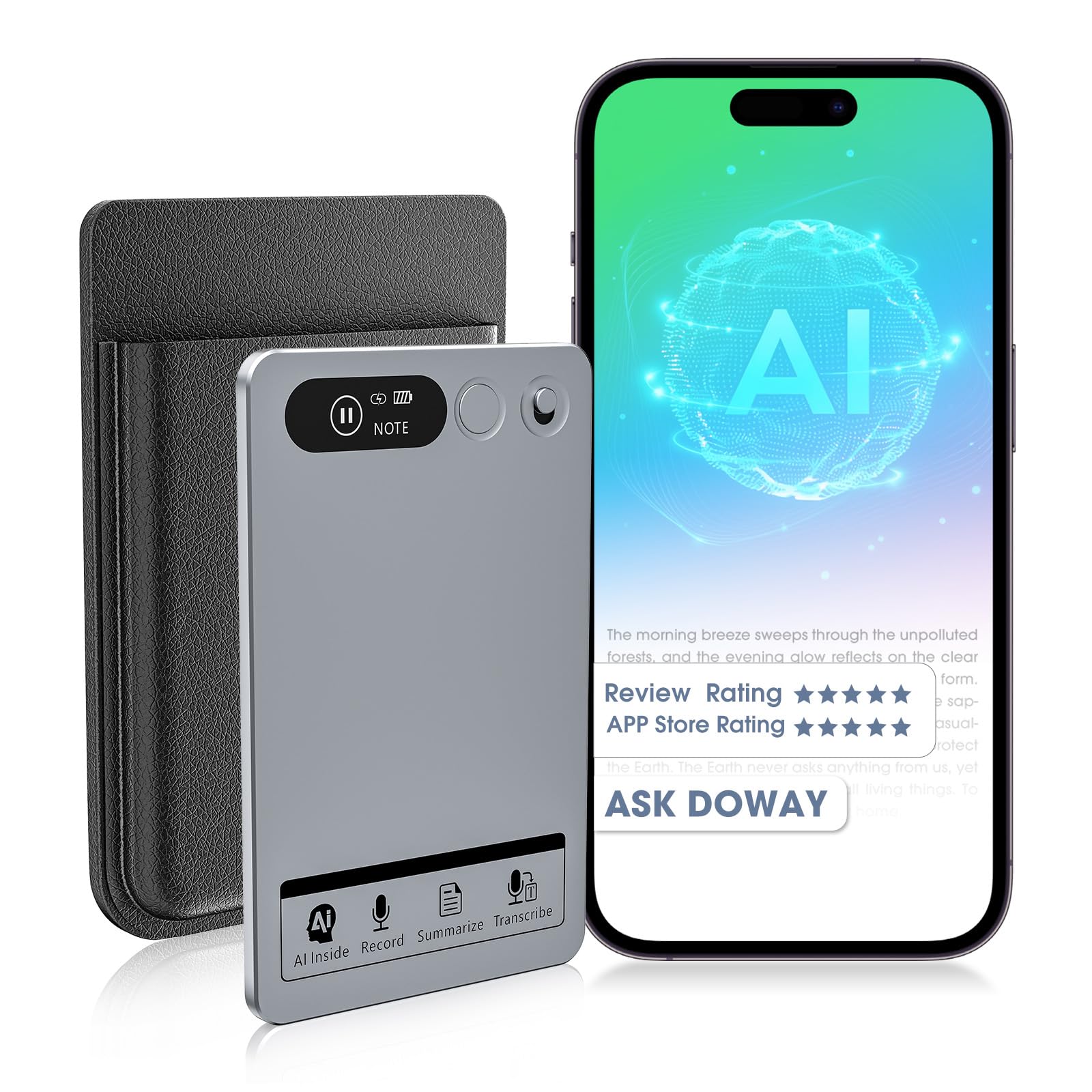 LumAvex AI Note Taker Device