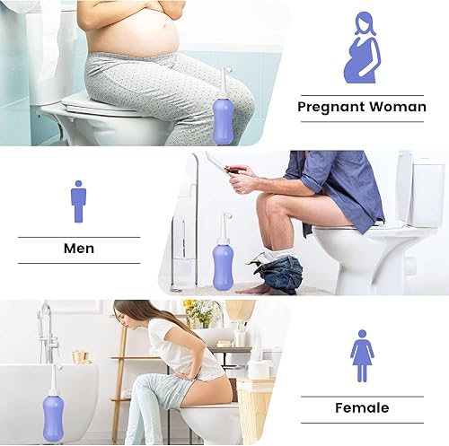 Miniatura 4 de Botella Peri de 152fl oz para el cuidado posparto paquete de 2 botella de peri posparto boca abajo para recuperación perineal y limpieza después del