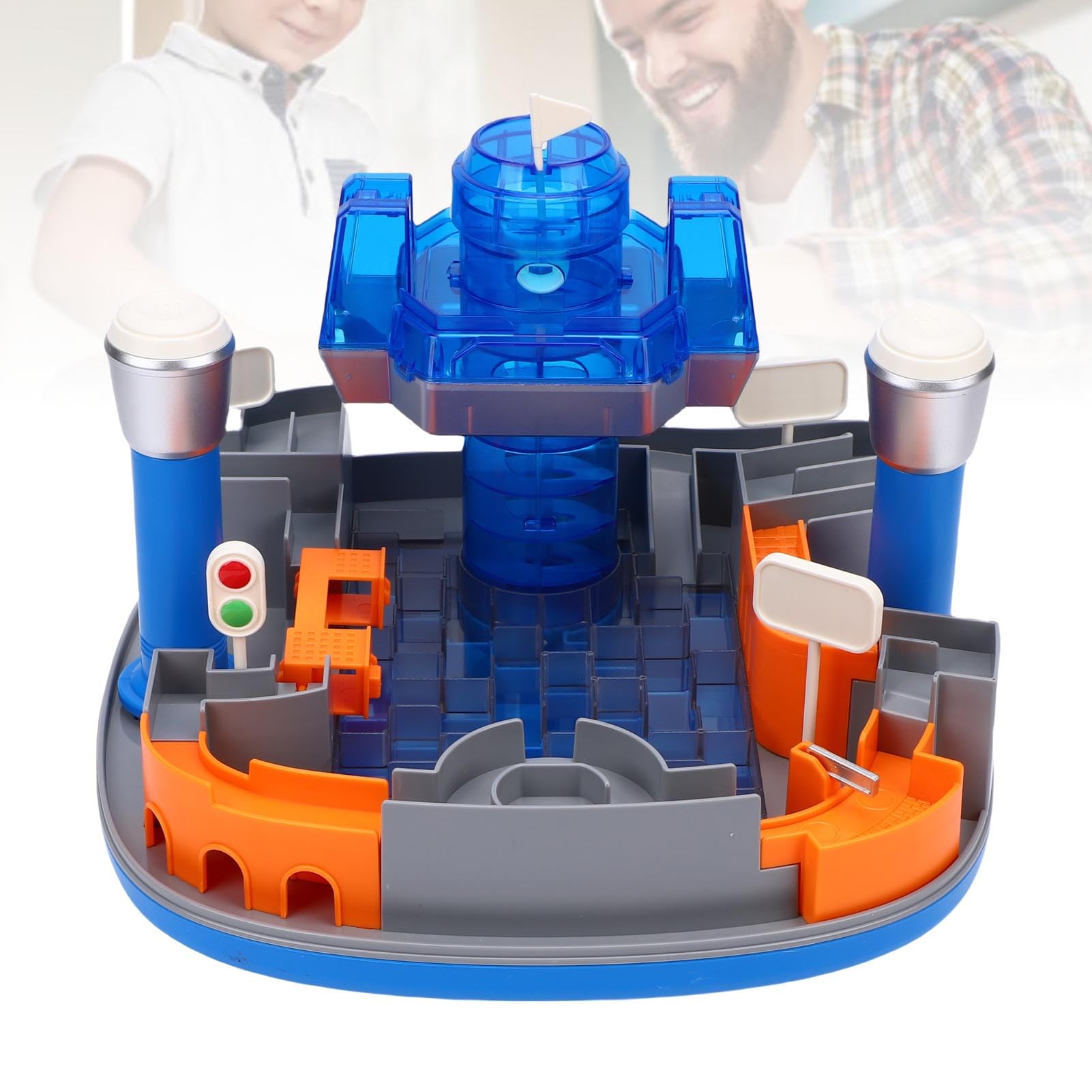 Tbest Circuit de Course pour Enfants, Jouet D'Aventure Thème Puzzle