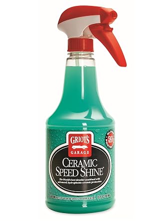 Griots Garage Ceramic Speed Shine Detail Spray for Car Detailing, Provides a High-Gloss Finish and Extends Life of Coatings, 10945, 22 oz