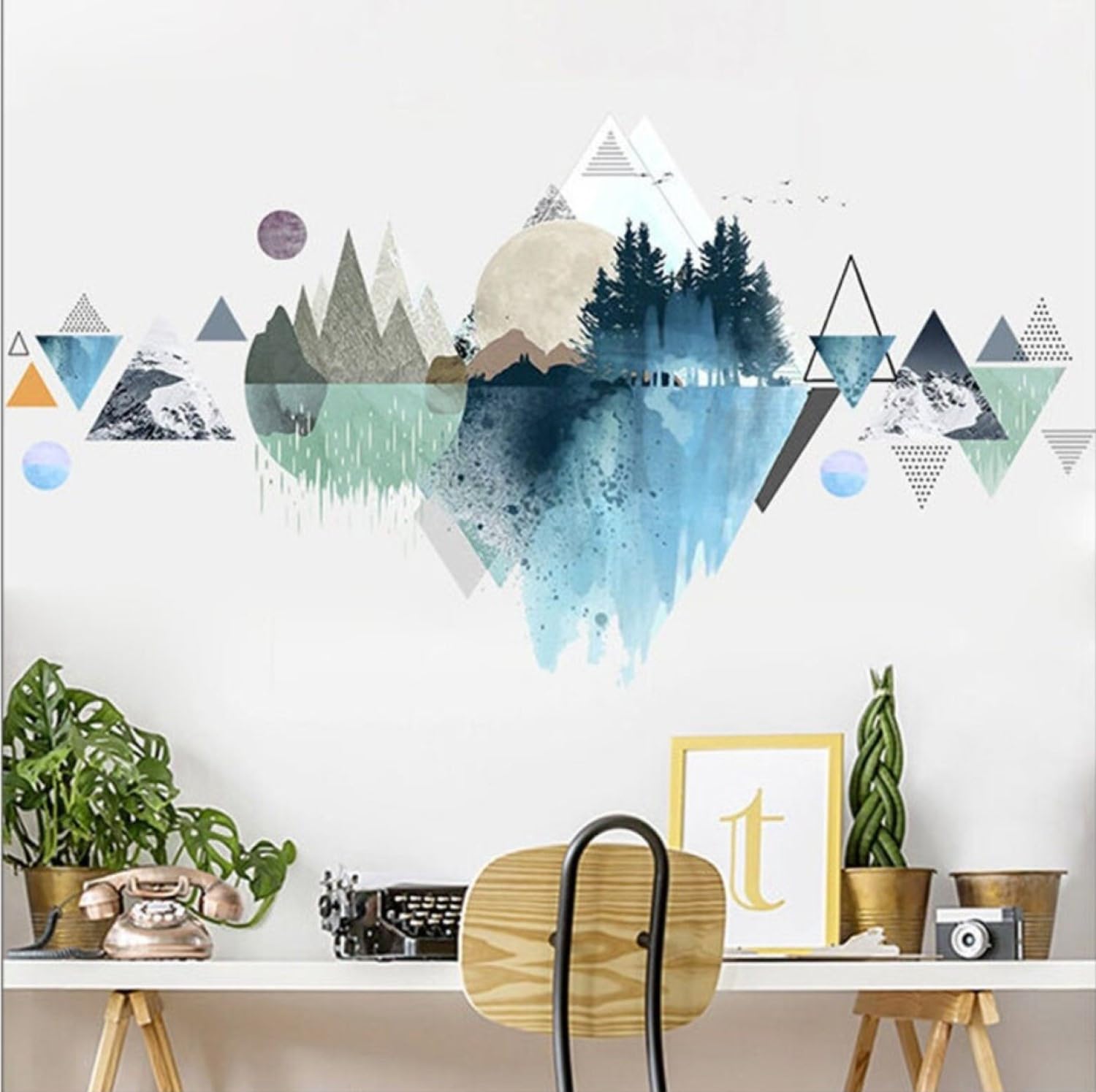Indian Royals Elegant Mountain Stickers for Walls of Home, Wall Sticker for Living Room, Wall Stickers for Home, Wall Painting Stickers, Living Room Wall Stickers (30 CM X 90 CM) (B0C8DDSZXN) Amazon Price History, Amazon Price Tracker