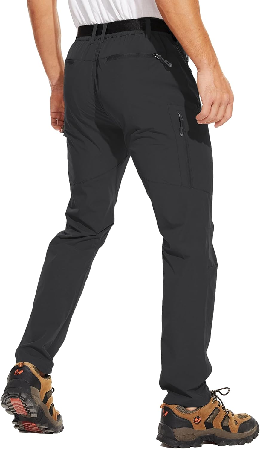 NATUVENIX Hiking Pants Men Lightweight Mens Travel Pants Stretchy Work Pants for Men Quick Dry Fishing Pants Outdoor - Image 2