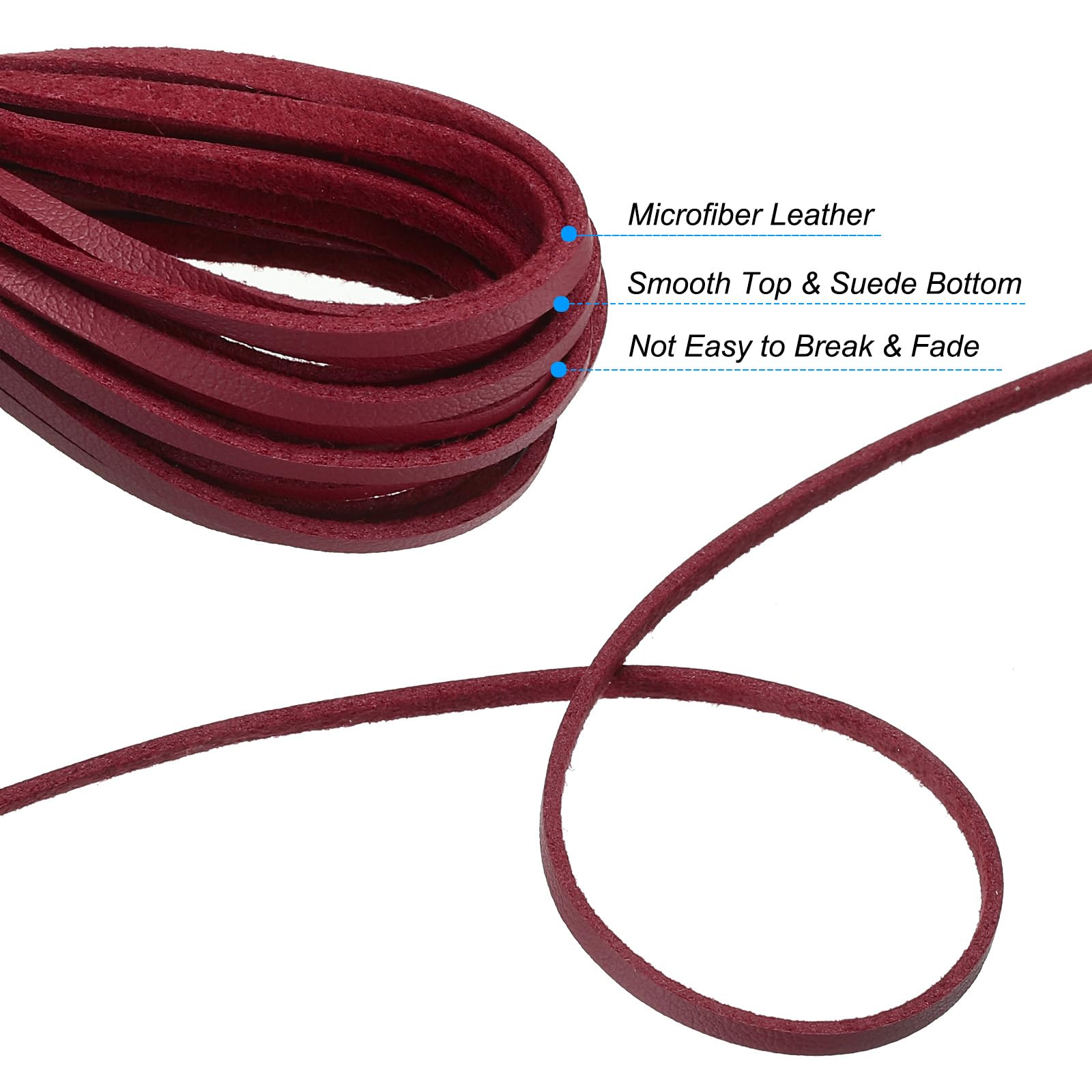 PATIKIL Faux Suede Leather Cord - Image 3