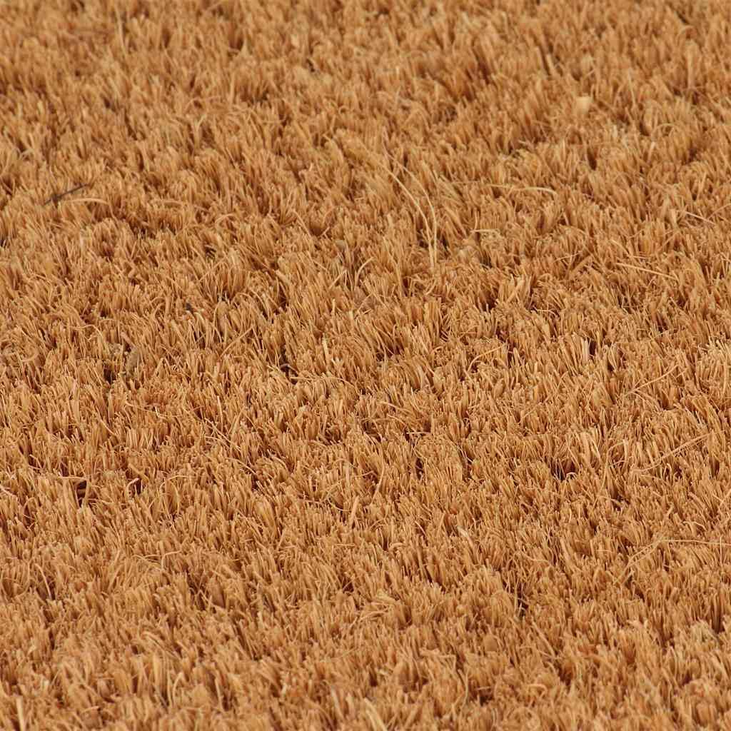 Fußmatte Natur 100x200 cm - Große Kokosmatte getuftet für den Eingangsbereich - rutschfeste Schmutzfangmatte aus Kokosfaser für Innen und Außen, Dicke 24 mm