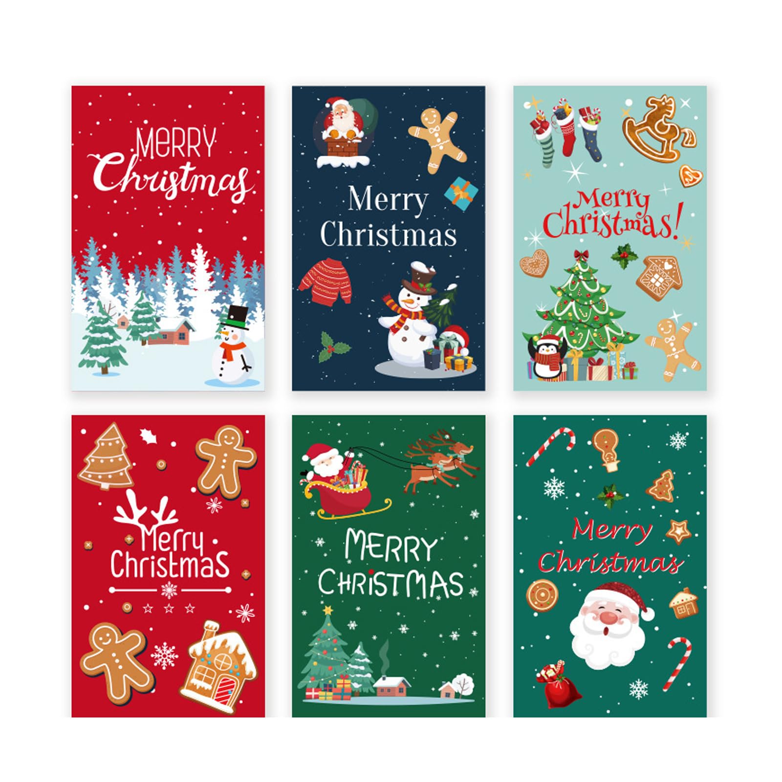 Tsophreniq Unique Christmas Celebration Cards with Envelopes for Party Business Event Greeting Card Holiday Greeting Card
