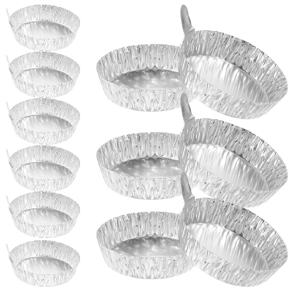 Bandejas de Pesaje de Aluminio con Asas, 200 Piezas, 42ml
