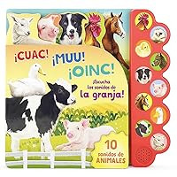 Vista 1 de ¡Cuac! ¡Muu! ¡Oinc! (Quack! Moo! Oink!) en español (Spanish Language Edition) (10 sonidos de Animales) (Spanish Edition) Libro de cartón