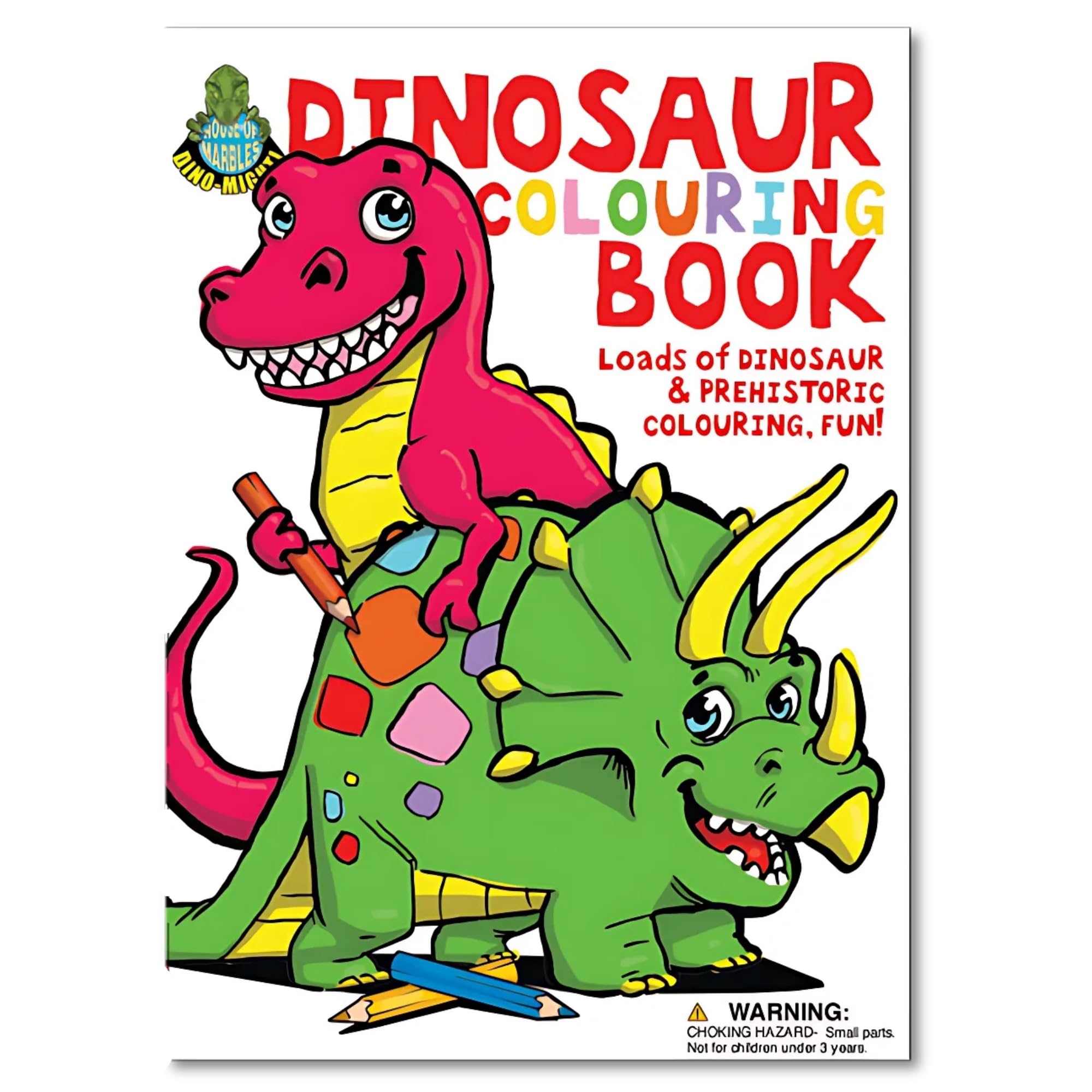 House Of Marbles N/A Diosaur Colourig Book For Childre – Prehistoric Diosaur Book With T-Rex, Triceratops & More