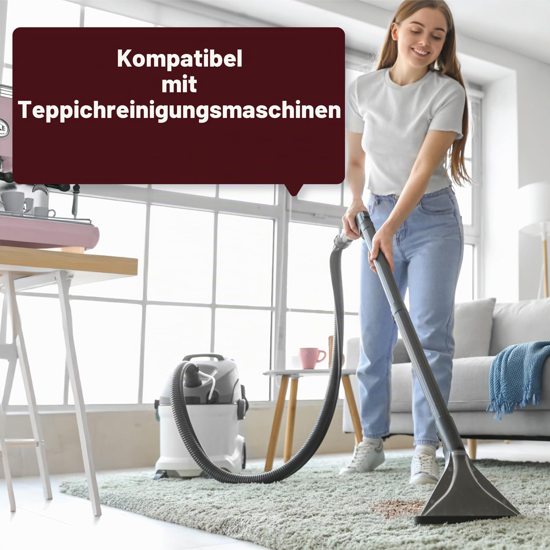 Dirtbusters Haustier Teppichreiniger – neutralisiert Tiergerüche & entfernt Flecken in Teppichen & Polstern - mit Geranien- und Kamillenduft - für Teppichreinigungsmaschinen geeignet - 5 l Kanister