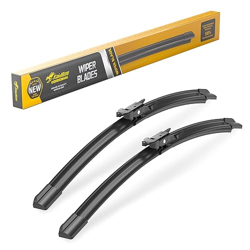 Raidbee® 22"+22" Windshield Wiper Blades Automotive Replacement for Chevy Silverado Suburban Tahoe Avalanche/GMC Sierra Yukon 2008 2009 2010 2011 2012 2013-Genuine OEM Quality (Set of 2) Pinch Tab