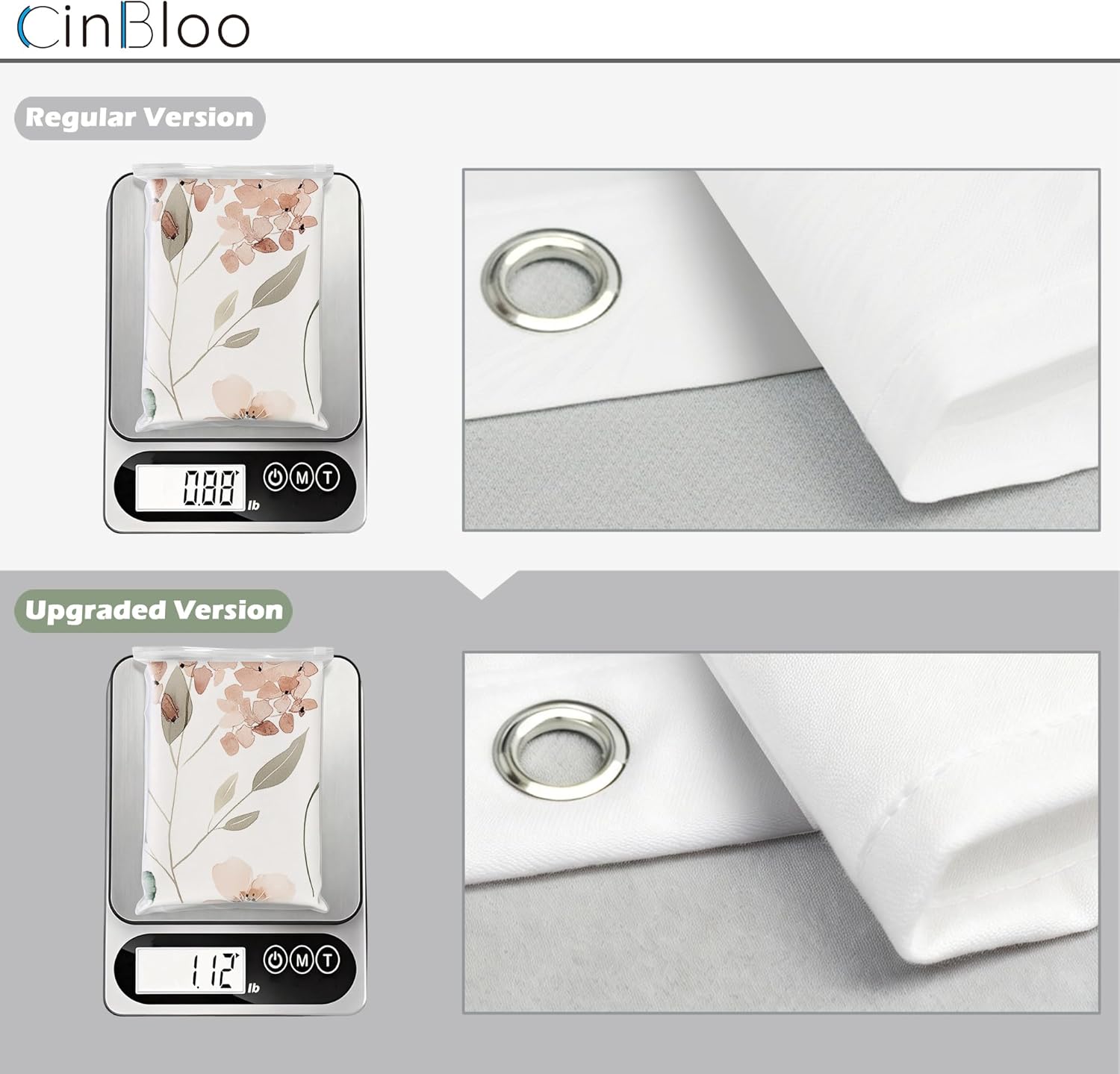 Cinbloo Sage Green Floral Shower Curtain for Bathroom, Spring Flower Wildflower Cute Botanical Nautre Shower Curtain Set with Metal Hooks,Women Girly Leaf Bath Bathroom Accessories Decor 72Wx72H