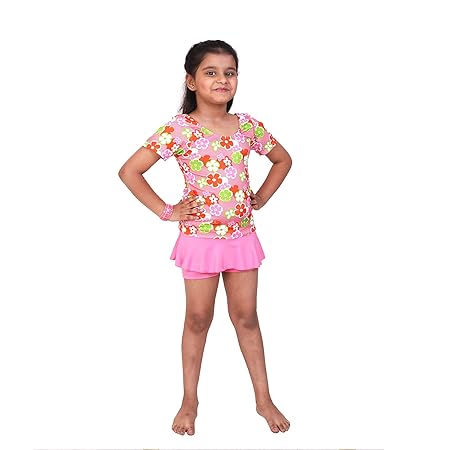 Infant Girl's Poly Cotton 1 Piece Swimsuit by AVS Retail