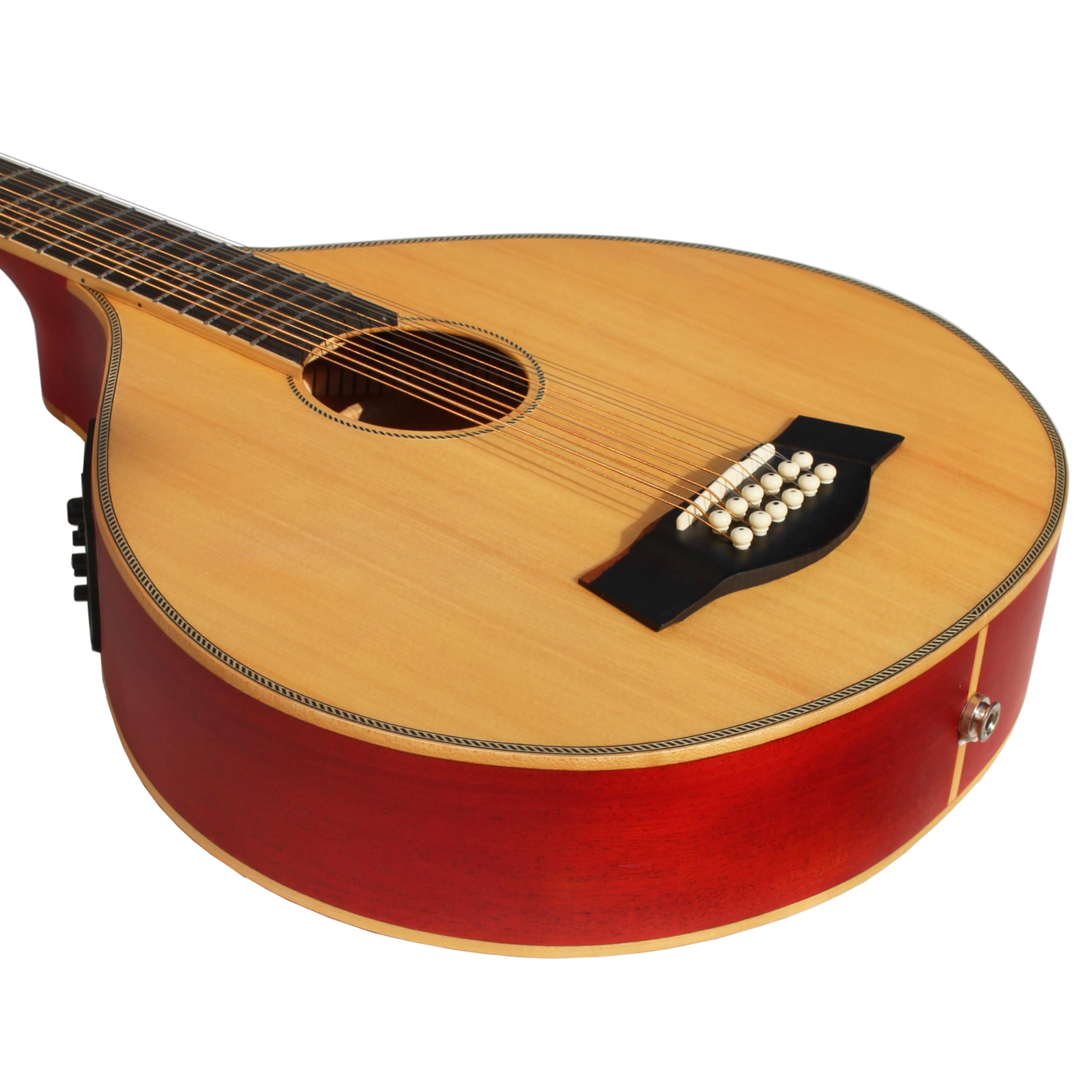 Batking Bouzouki 12 Saiten Bouzouki Gitarre mit EQ (12 Saiten)