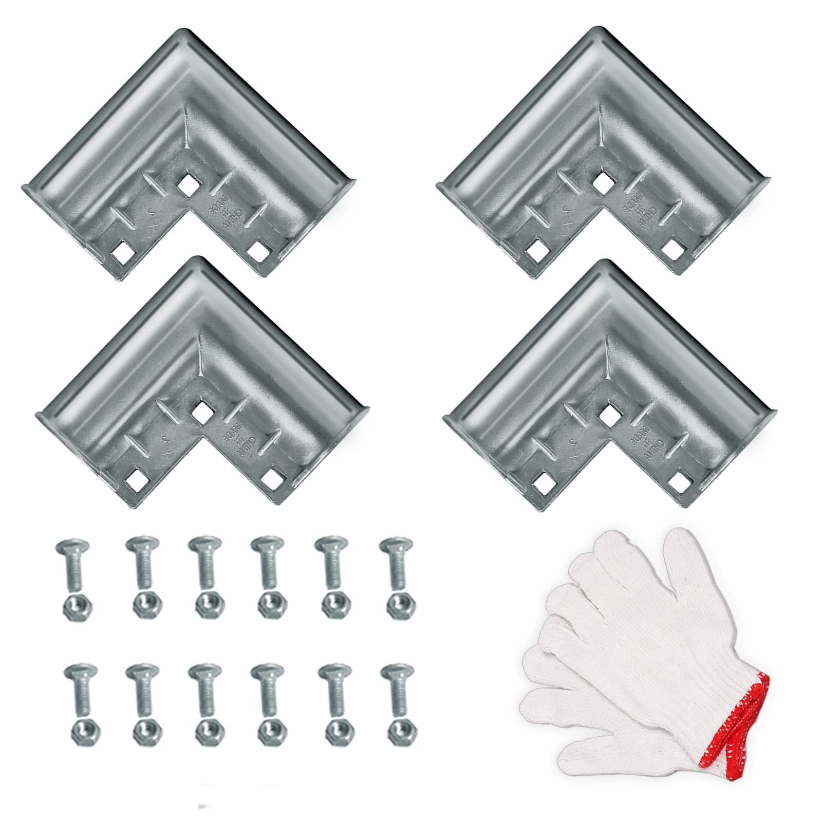 Aluminum Chain Link Fence Gate Corners, 4 Packs 1-3/8 x 1-3/8 Inch Aluminum  Gate Corner Link Fence Parts, Easy to Install on Gate : Amazon.ca: Tools &  ...