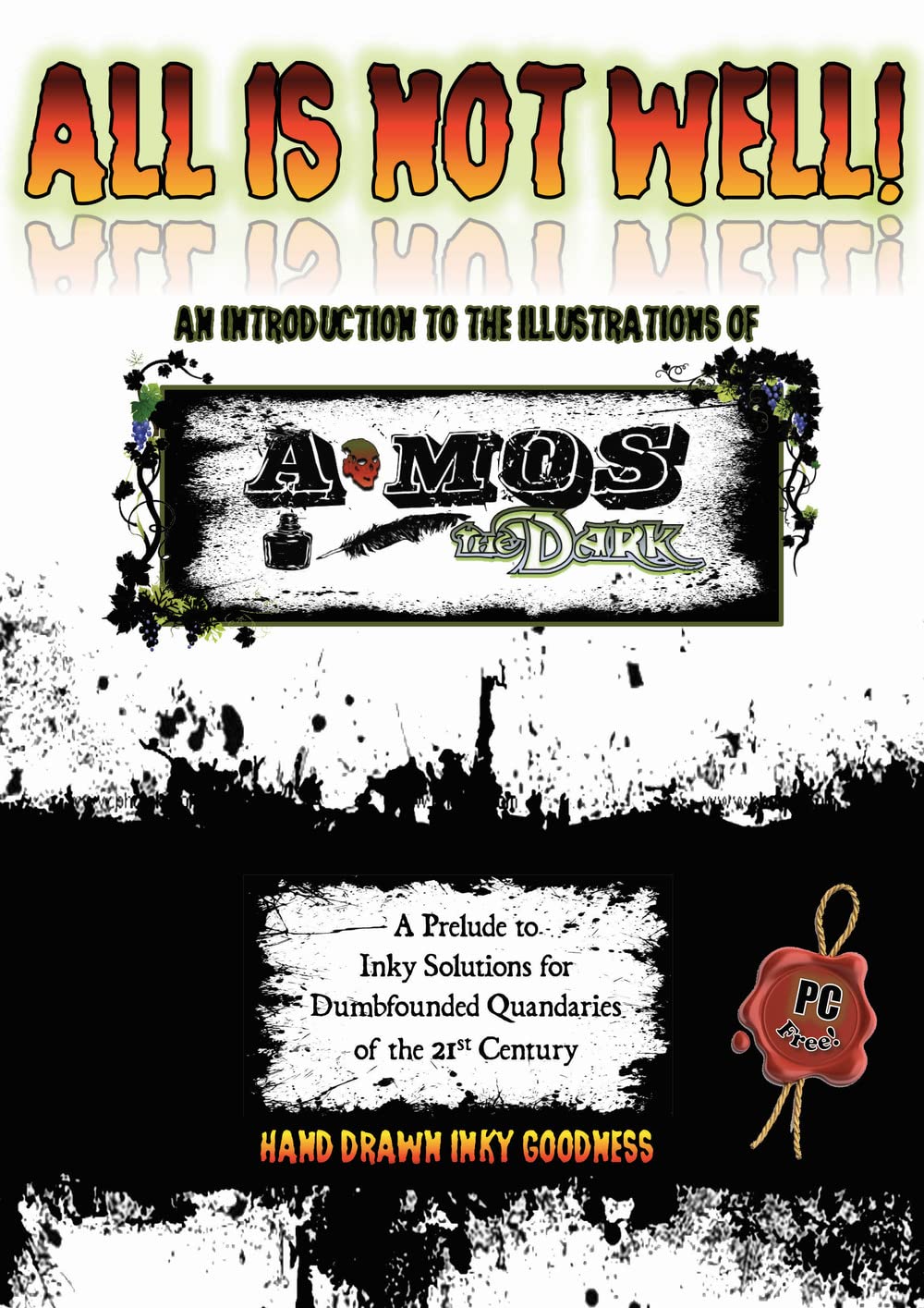 Amos the Dark illustrations livre art contemporain All is not well