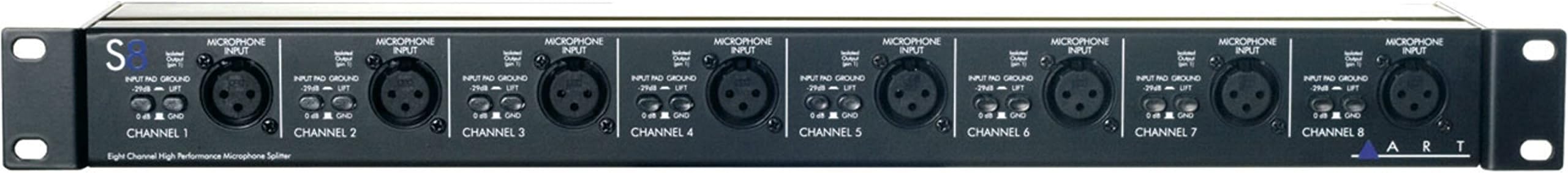 ART S8 Eight Channel Mic Splitter