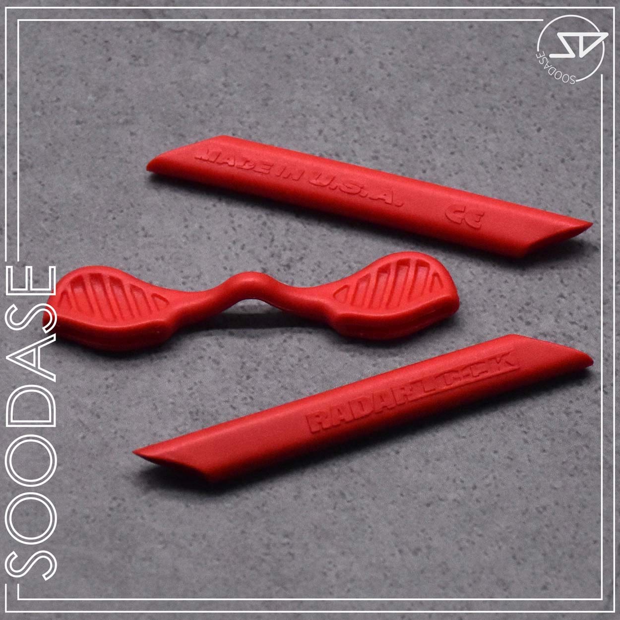 2 PCS Kit gommini di ricambio in silicone Per Oakley Radarlock Path/Pitch/Edge Series Occhiali da sole