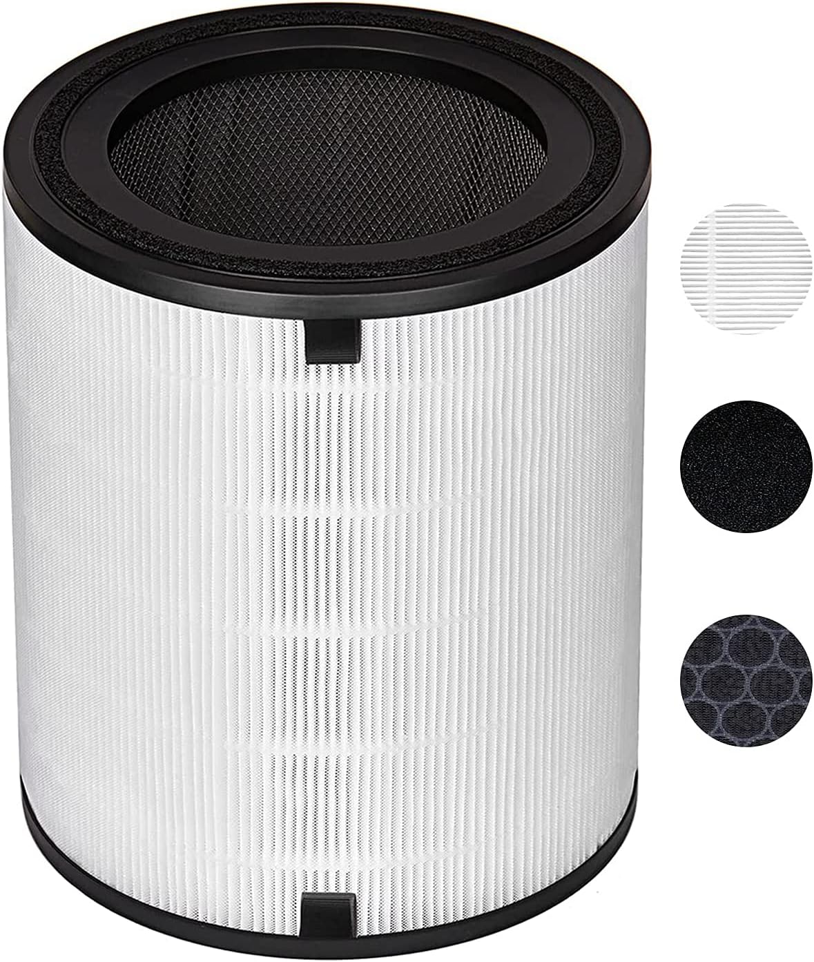 for LEVOIT LV-H133 Air Purifier Replacement Filter Set -True and Activated Carbon Filters -Compatible with Tablenco LV-H133-RF Filter Set for 3-in-1 LV-H133 Air Purifier
