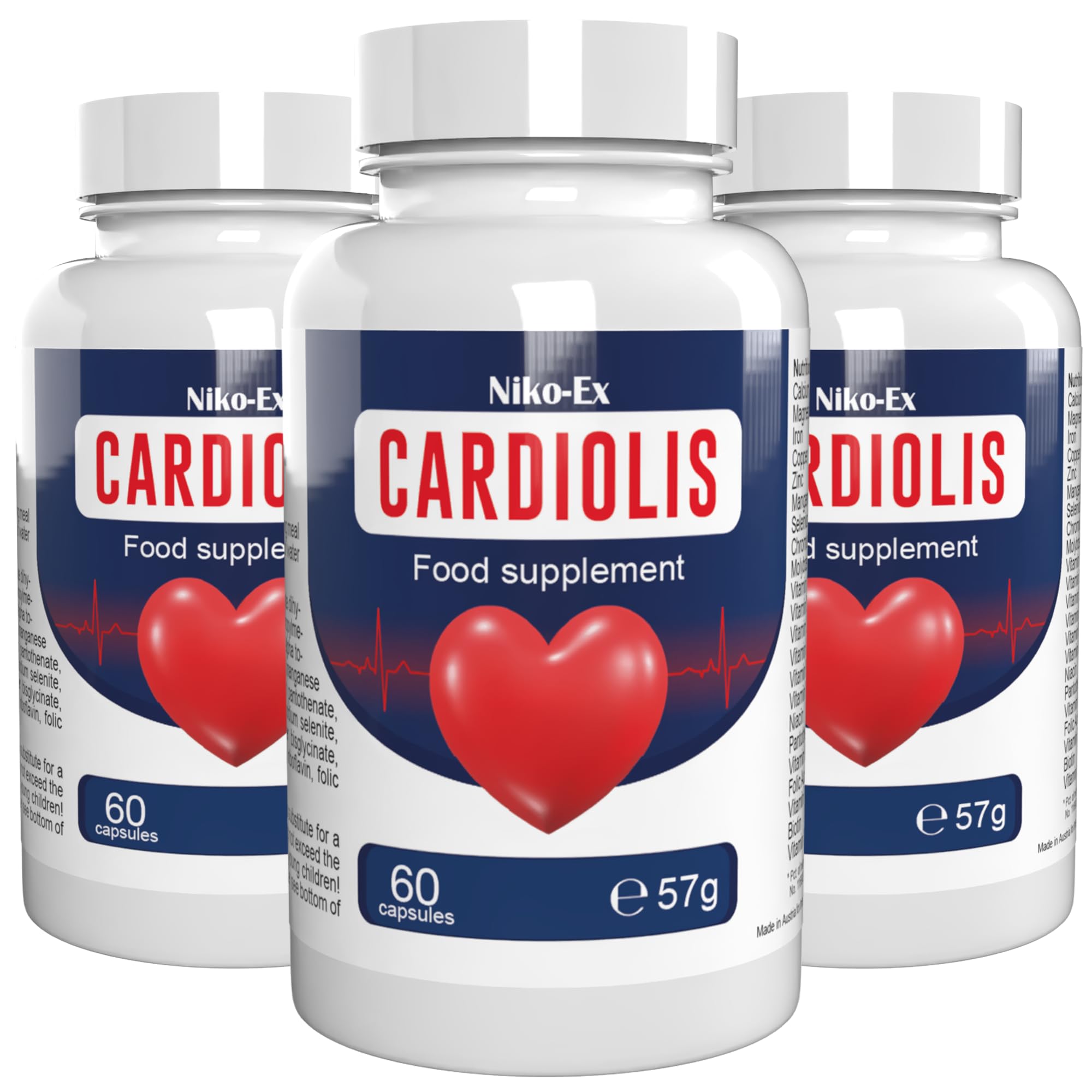 Cardiolis Forte - 180 Cápsulas (3x 60 Cápsulas), Paquete de 3