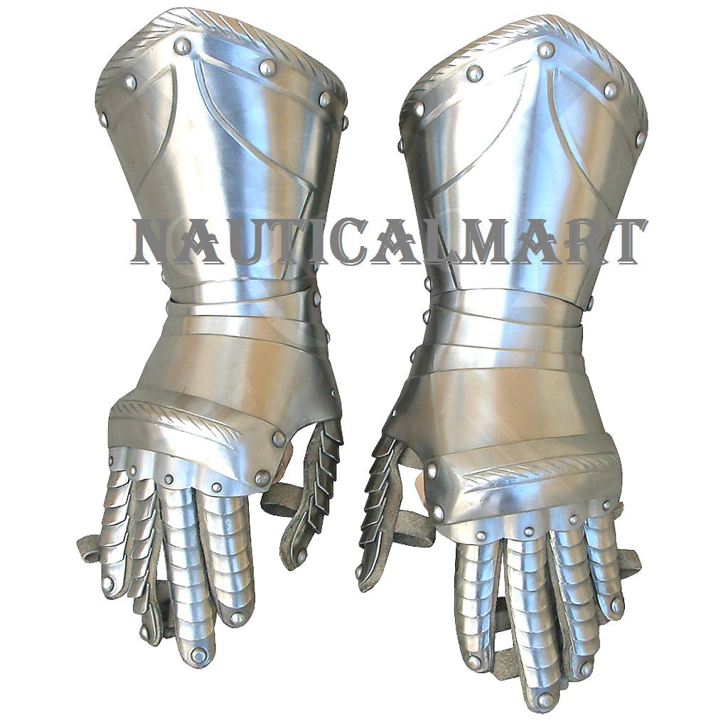 NauticalMart Medieval Knight Steel Armor Gauntlets