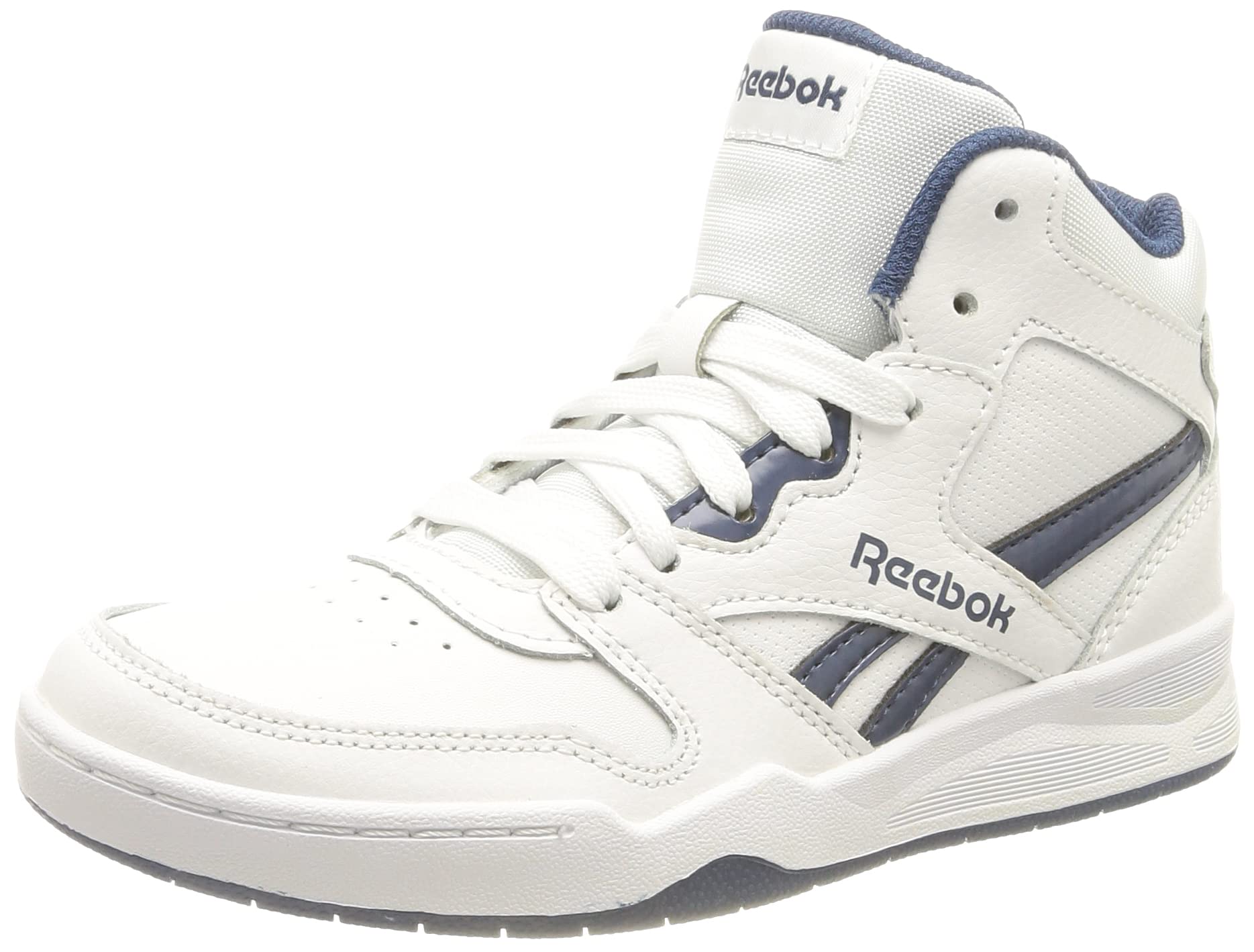 Reebok Boys' BB4500 Court Basketball Heritage Shoes MID, White, 10