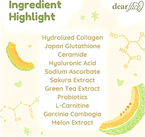 Miniatura 3 de Beauty Milk - Bebida japonesa de colágeno melón, 50.000 mg de colágeno hidrolizado, 6.3 onzas (paquete de 1)