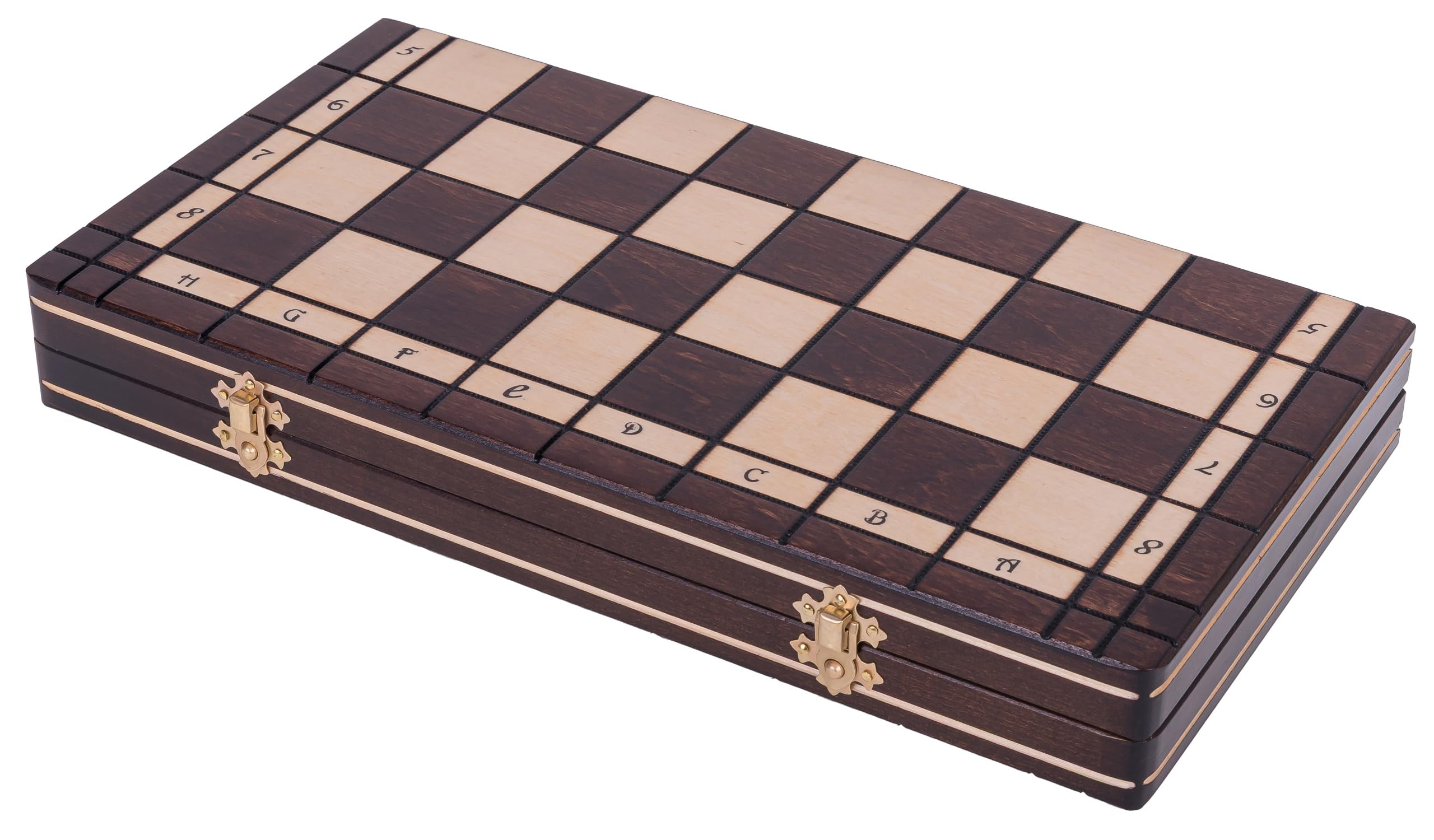 Square - Scacchi in Legno - SPORT - 40 x 40 cm - Scacchiera & Pezzi degli Scacchi