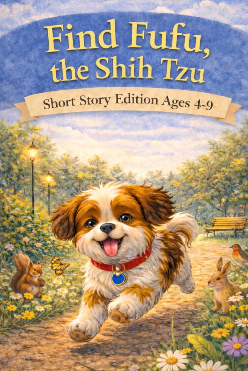 Find Fufu, the Shih Tzu: Meet Fufu – Short Story Edition for Kids Ages 4-9: Bedtime story time, new readers, fun adventure book, dog lovers