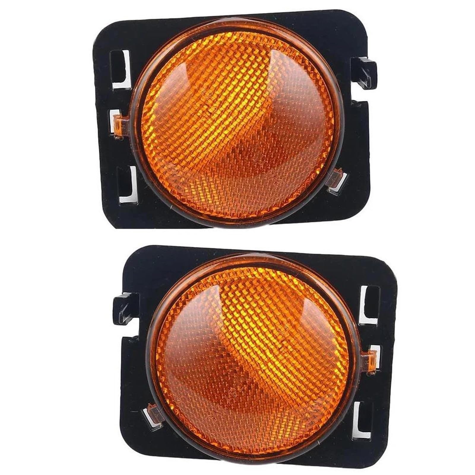 BAYDE Parafango Anteriore Auto Indicatore Laterale Sinistro Destro Per Jeep Wrangler JK 2007-2018 55078145AA 55078144AA(1 Pair)