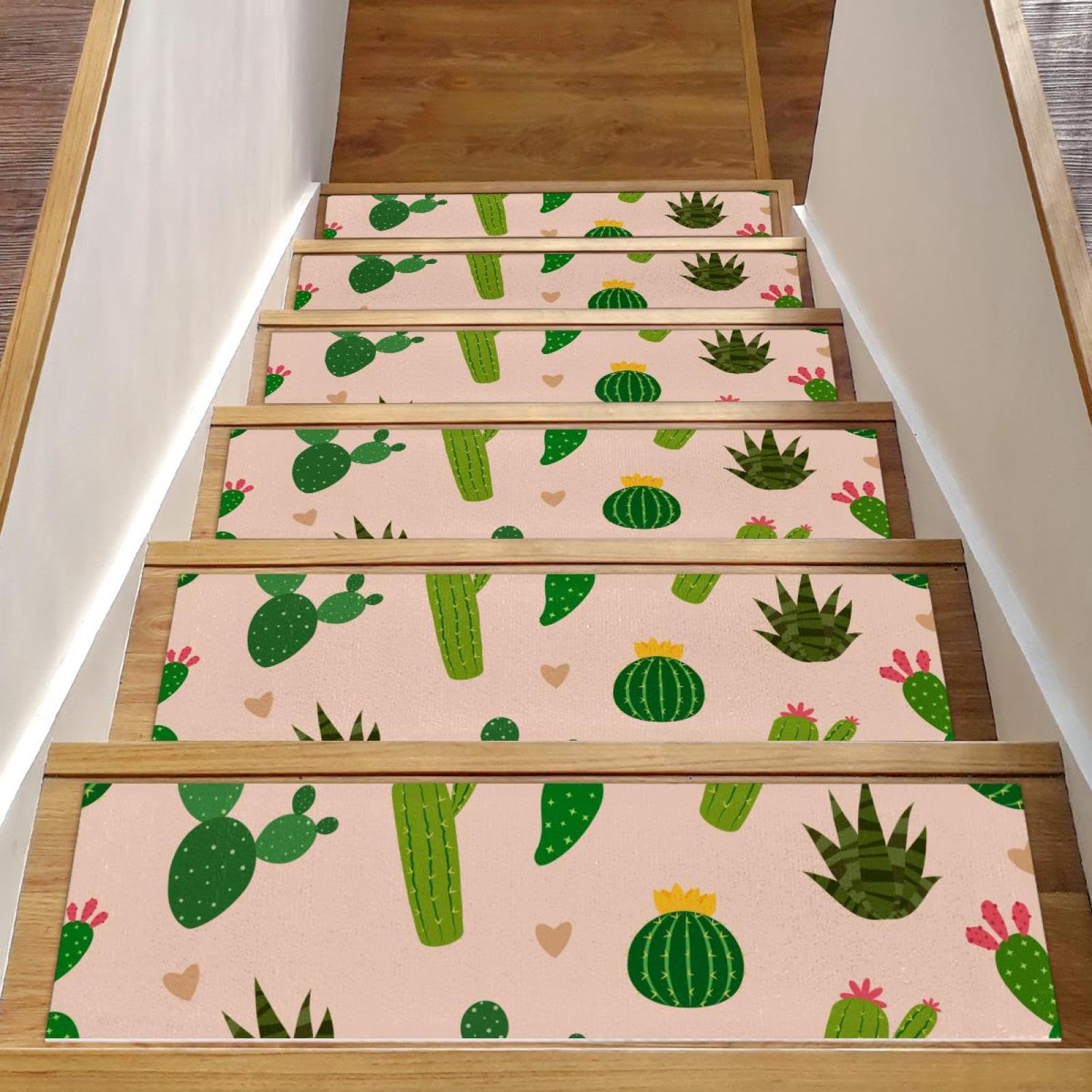 Alfombra antideslizante para escaleras tapete de seguridad de 15 piezas contra caídas en madera