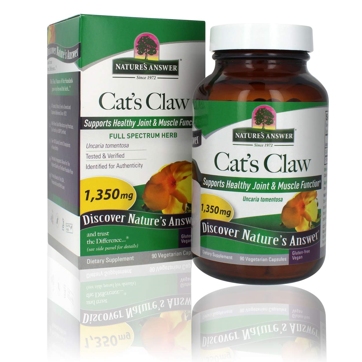 Nature's Answer Cat's Claw Inner Bark, 90Count Amazon.co.uk Health
