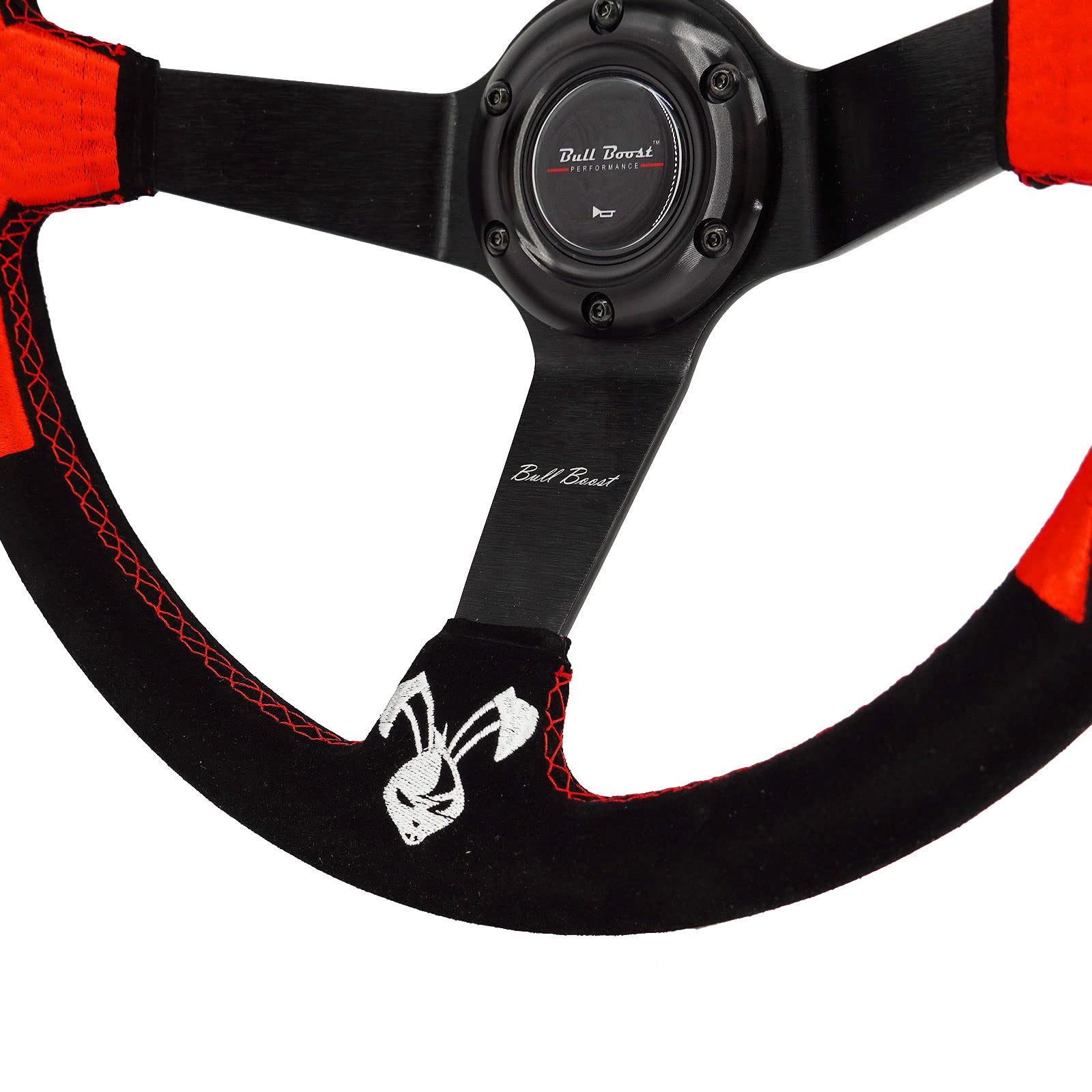 Performance wschodzące słońce kierownica 350 mm głębokie naczynie 6 śrub do JDM Sport Racing kierownica Alcantara róg przycisk w zestawie