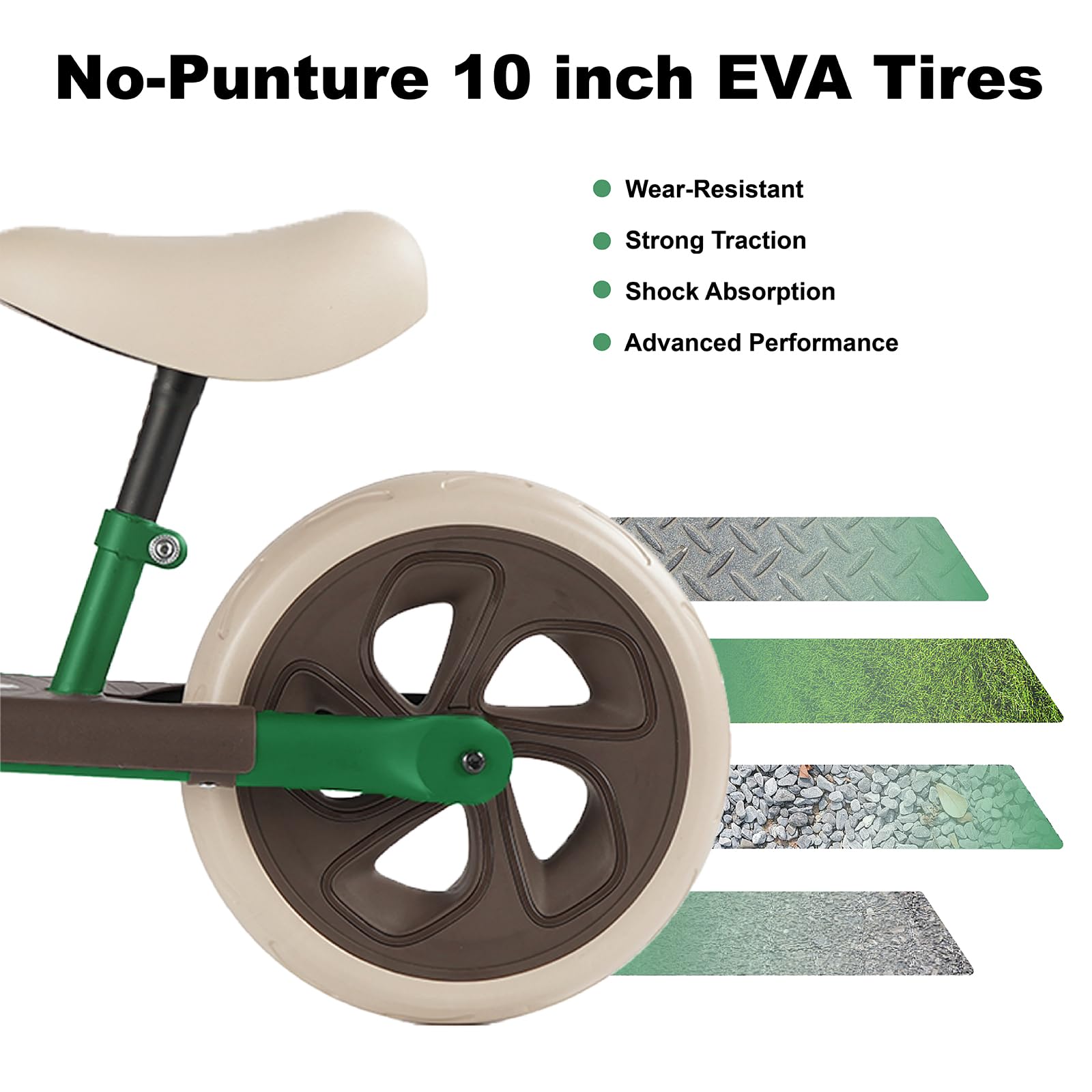 Draisienne Qplay Trainer Vert