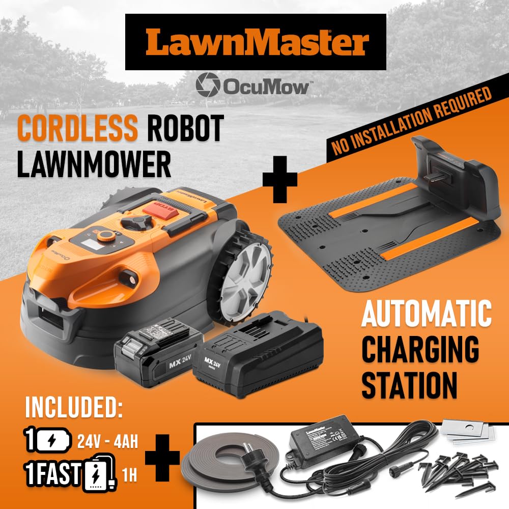 Robot Tondeuse Autonome 24V avec Station de Charge - vue 2