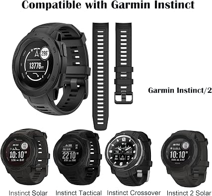 Waterproof Bands Compatible with Garmin Instinct/Instinct 2 Watch Bands