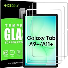 Screen Protector for Samsung Galaxy Tab A11 Plus/Tab A9 Plus 11" | Galaxy Tab A11+/ Tab A9+ 11 inch Tempered Glass Film with Easy Installation Frame