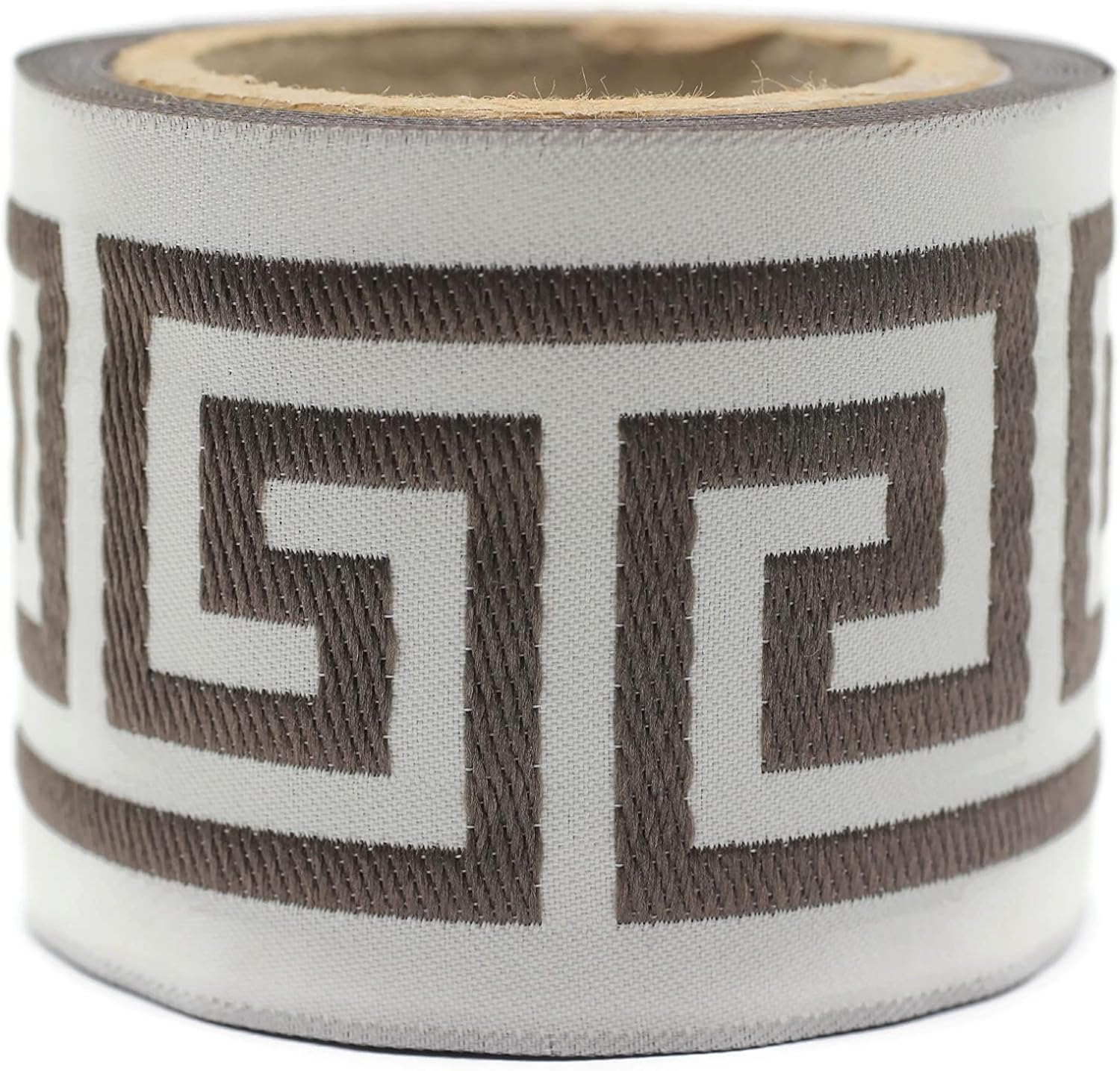 3.8 Yards Spool 2.7" Greek Key Drapery Trim Jacquard Ribbon for Your Drapes Curtains Drapery Banding Trim Tape V4 176
