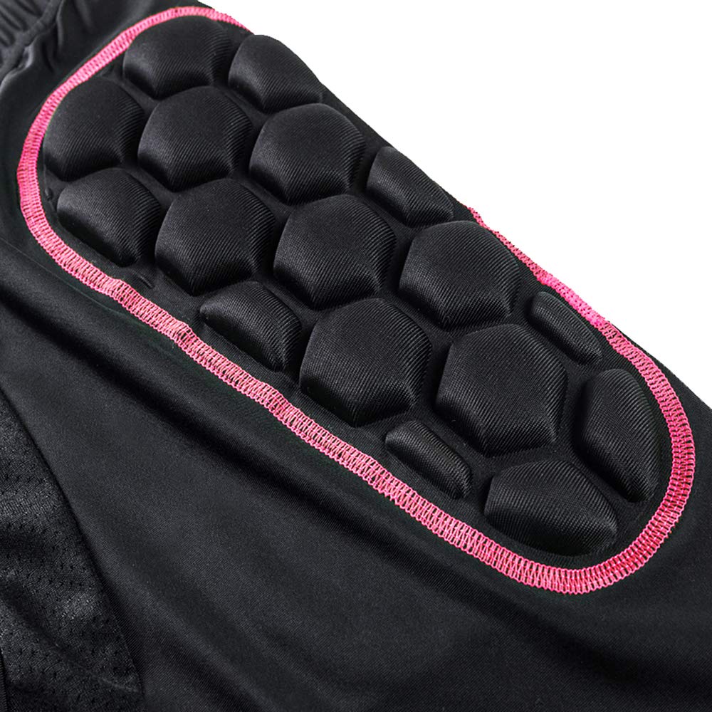 Lixada Pantalone Imbottito di Protezione per l'anca delle Donne Pantaloncini di Protezione per l'anca dell'armatura Cuscino per Lo Snowboard Pattinaggio Sci