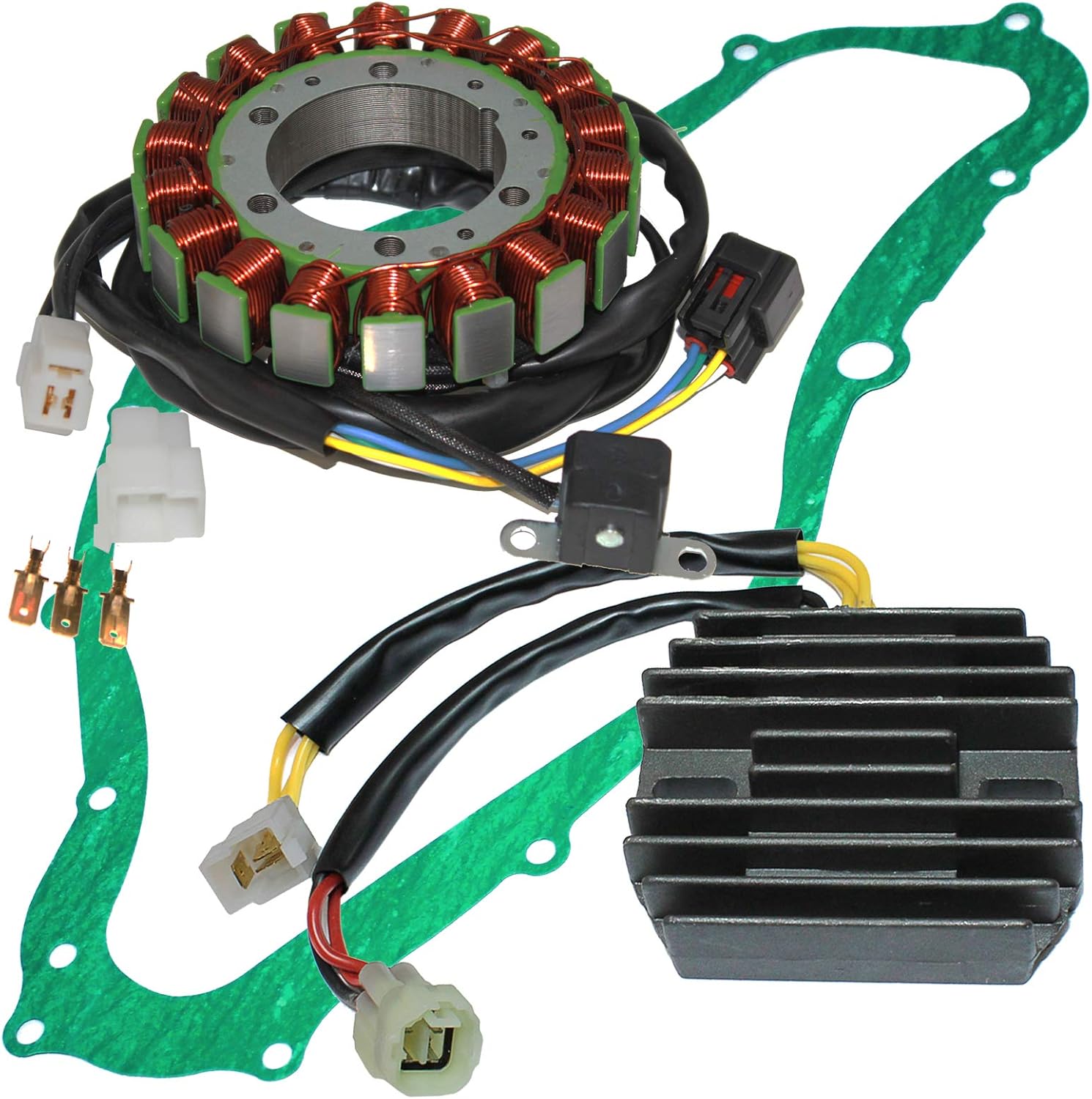 Caltric Stator & Regulator Rectifier & Gasket Compatible