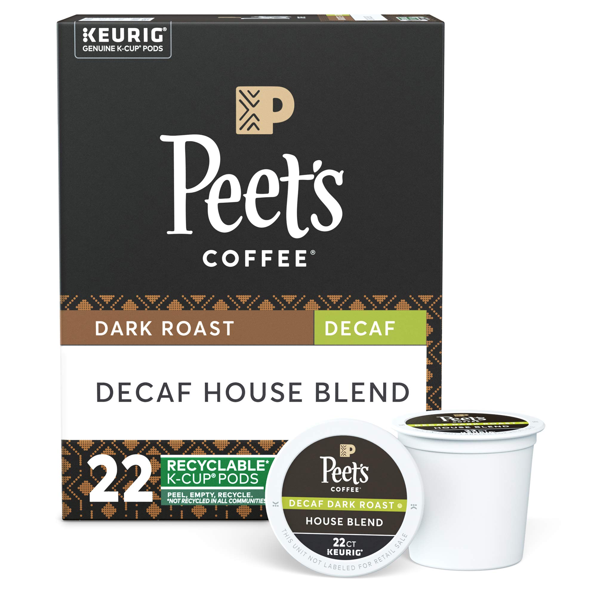 dark decaf k cups