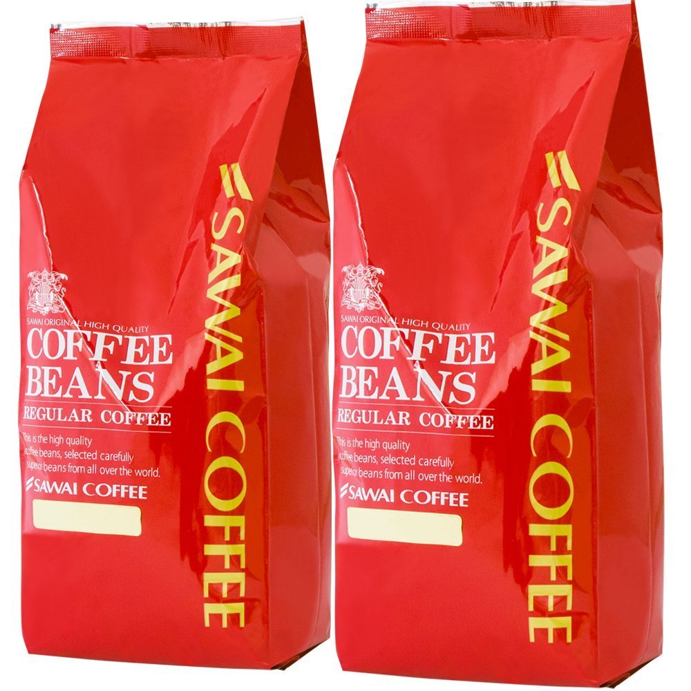 Amazon | 澤井珈琲 コーヒー豆 カフェオレブレンド 1kg (500g×2) 豆の