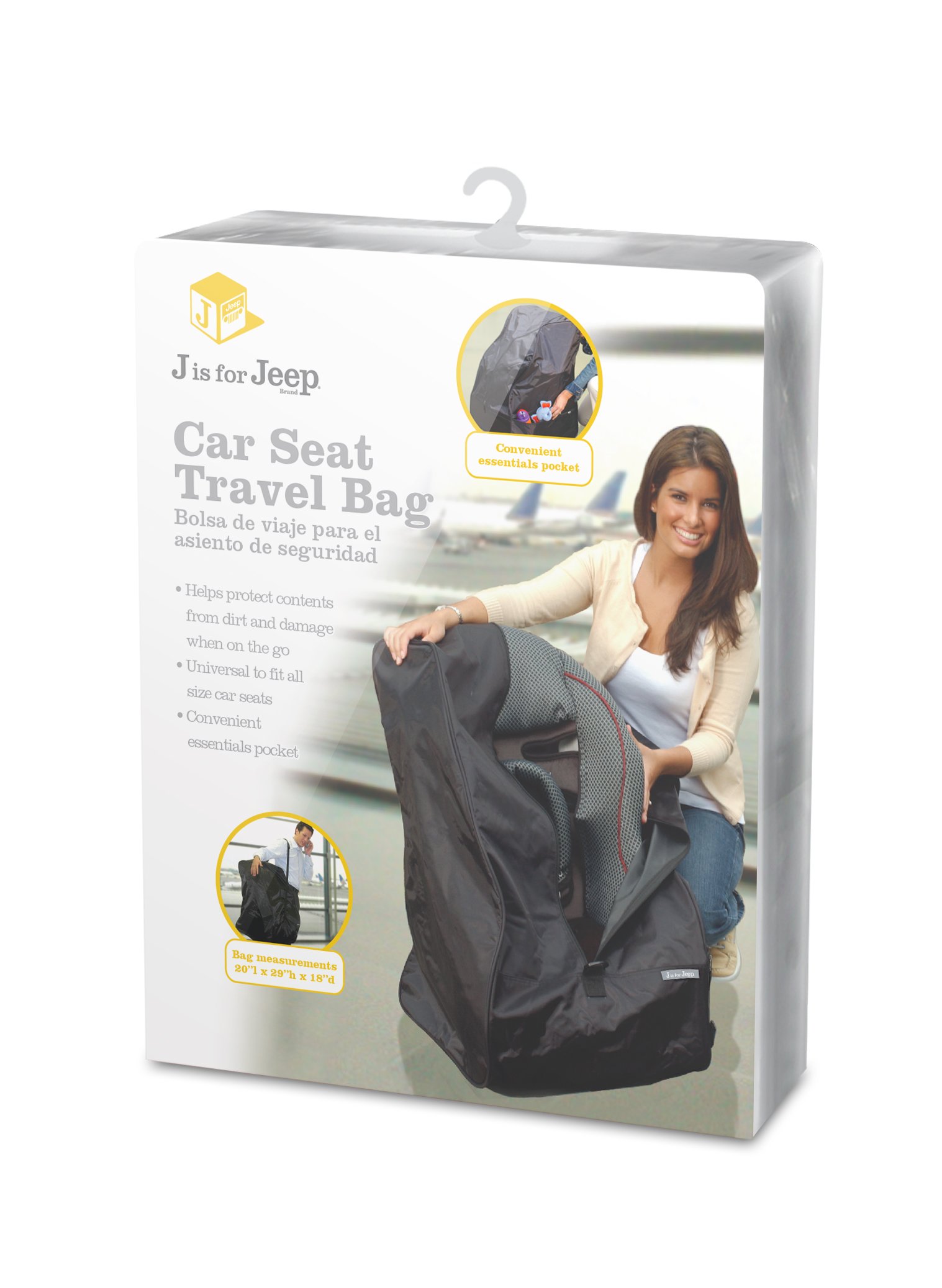 jeep car seat travel bolsa